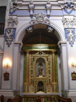 Interior de la Iglesia de Chulilla